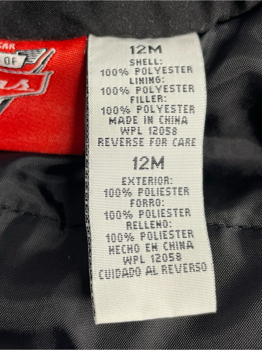 Vintage Disney Pixar Cars Piston Cup Puffer Vest Size 12 Months - Picture 13 of 16